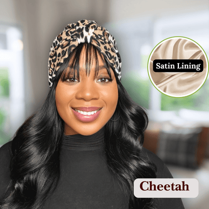 Luxury Satin - Lined Turban, Fashion - Forward Headwrap and Stylish Hair Protection - PHC