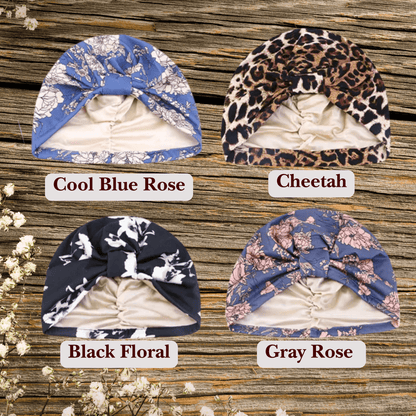 Luxury Satin - Lined Turban, Fashion - Forward Headwrap and Stylish Hair Protection - PHC