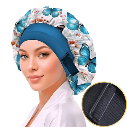 Non - Slip Adjustable No - Tie Satin Bonnet for Sleeping - PHC