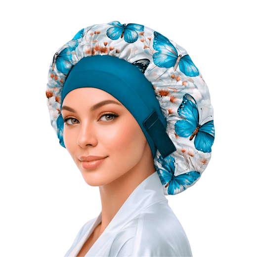 Non-slip no-tie satin bonnet for sleeping, headache-free adjustable fit – Prince Hair Company