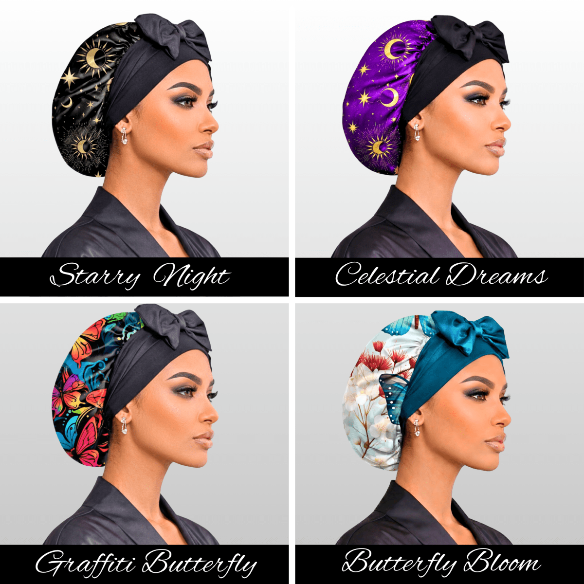 Original Stretch Tie Satin Bonnet | Small Sizes - PHC