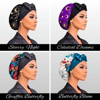 Original Stretch Tie Satin Bonnet | Small Sizes - PHC