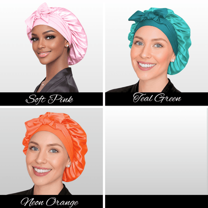 Original Stretch Tie Satin Bonnet | Small Sizes - PHC