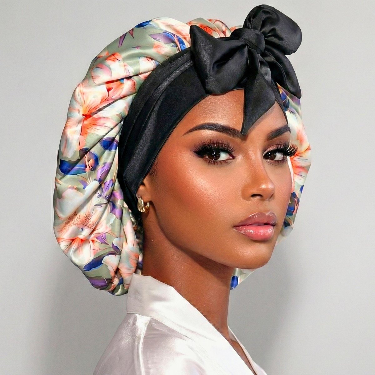 Original Stretch Tie Satin Bonnet | Small Sizes - PHC