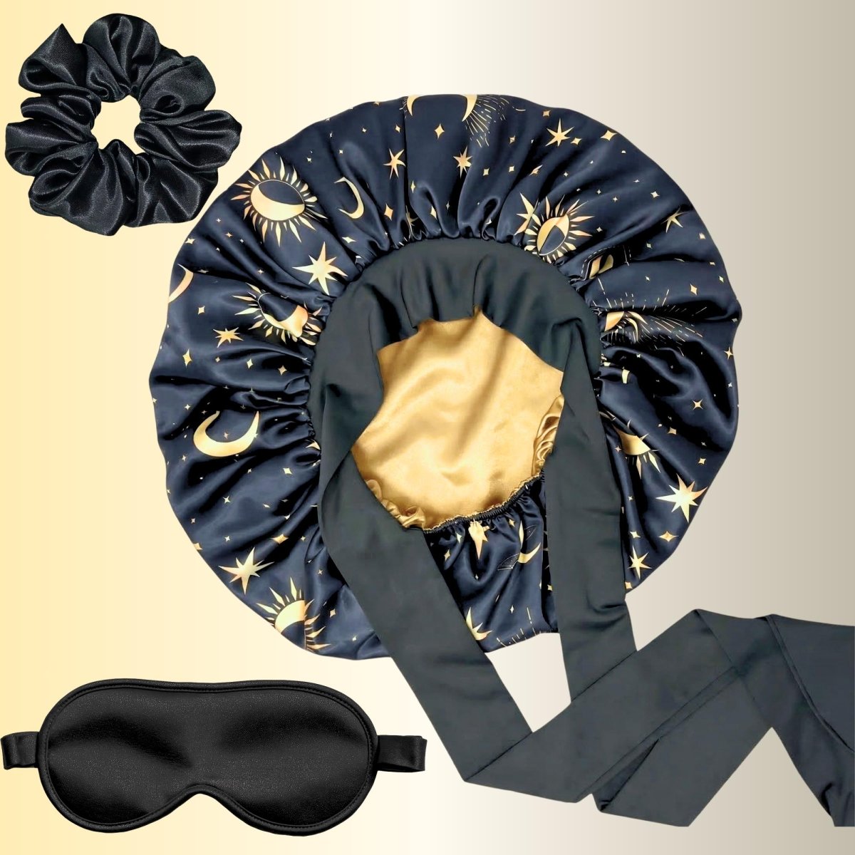 Plus Size Satin Kimono Robe, 4 Piece Gift Set - PHC