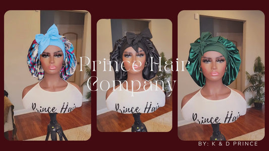 Limited-Time Clearance: Handmade Charmeuse Stretch Tie Hair Bonnets with Minor Flaws | Premium Quality for Less