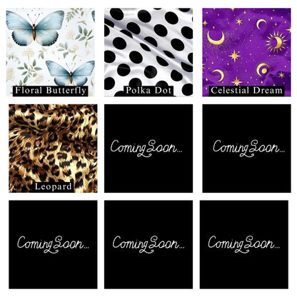 Satin Bonnet for Sleeping, Satin Lined, Adjustable Stretch Ties, Reversible, Exclusive Prints, Small/Large - PHC