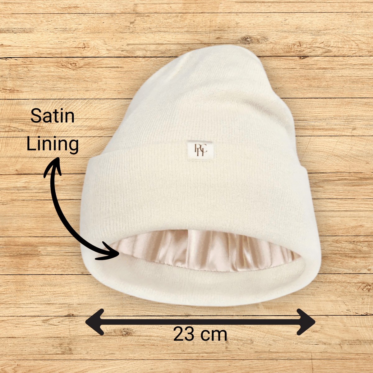 Satin Lined Beanie for All Hair Types and Textures – Soft, Warm & Frizz - Free Fall / Winter Hat - PHC
