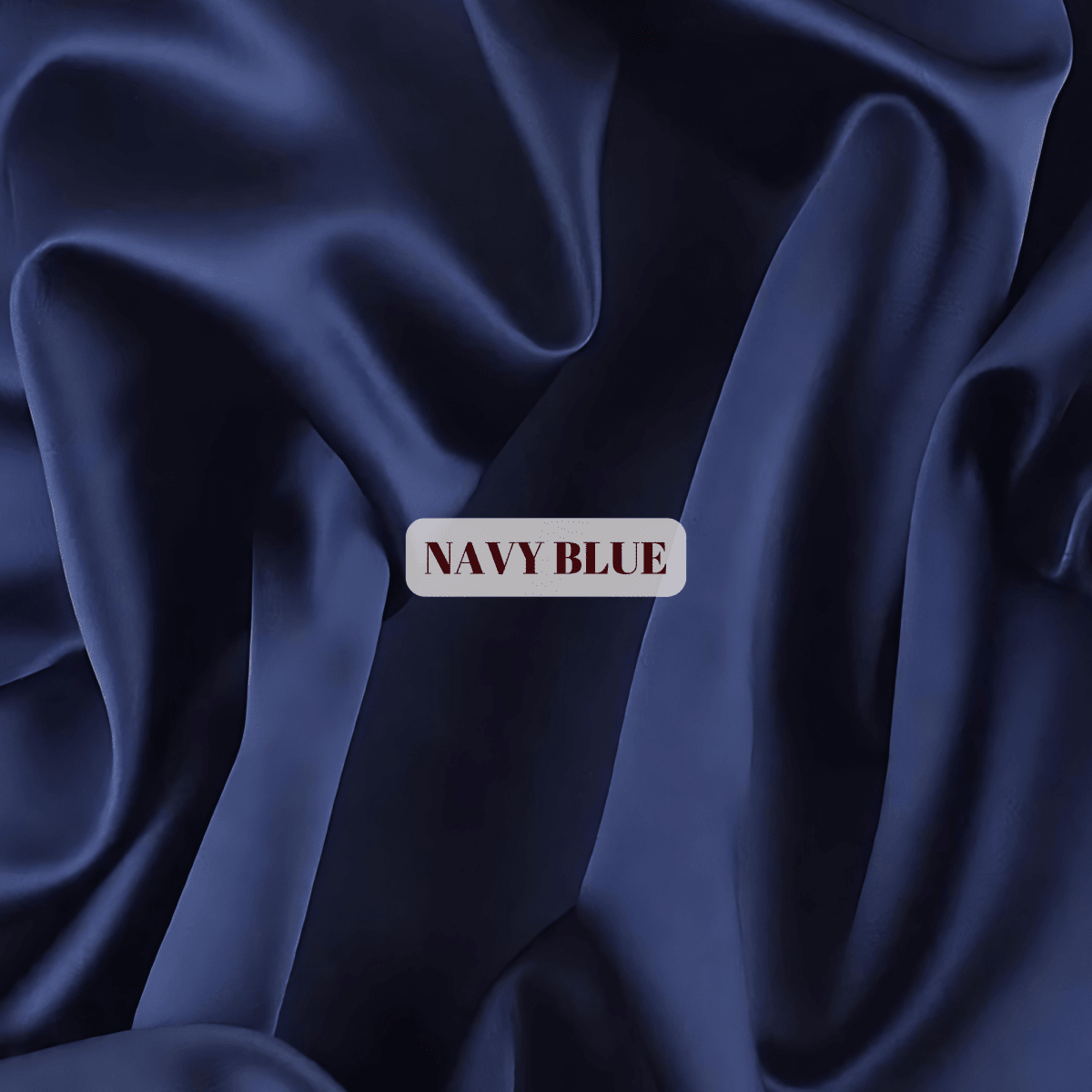 Satin Lined Stretch Tie Hair Bonnet - Navy Blue | Premium Hair Protection - PHC