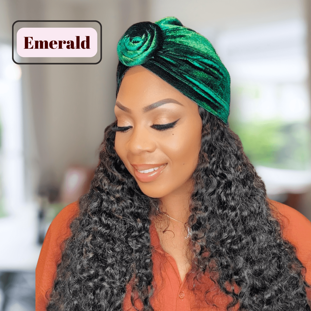 Sophisticated Velvet Twisted Knot Turban – Elegant & Stylish Headwear - PHC