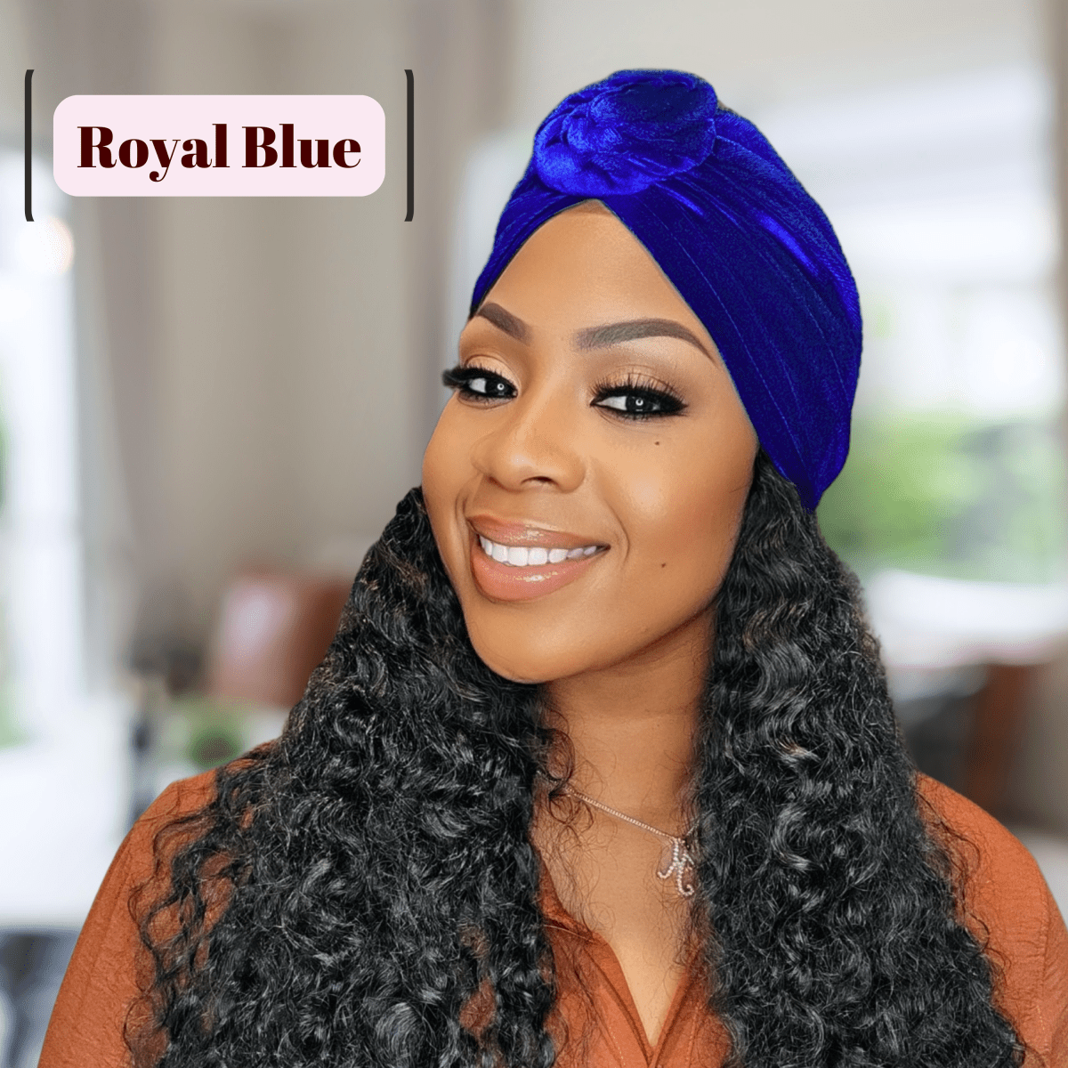 Sophisticated Velvet Twisted Knot Turban – Elegant & Stylish Headwear - PHC
