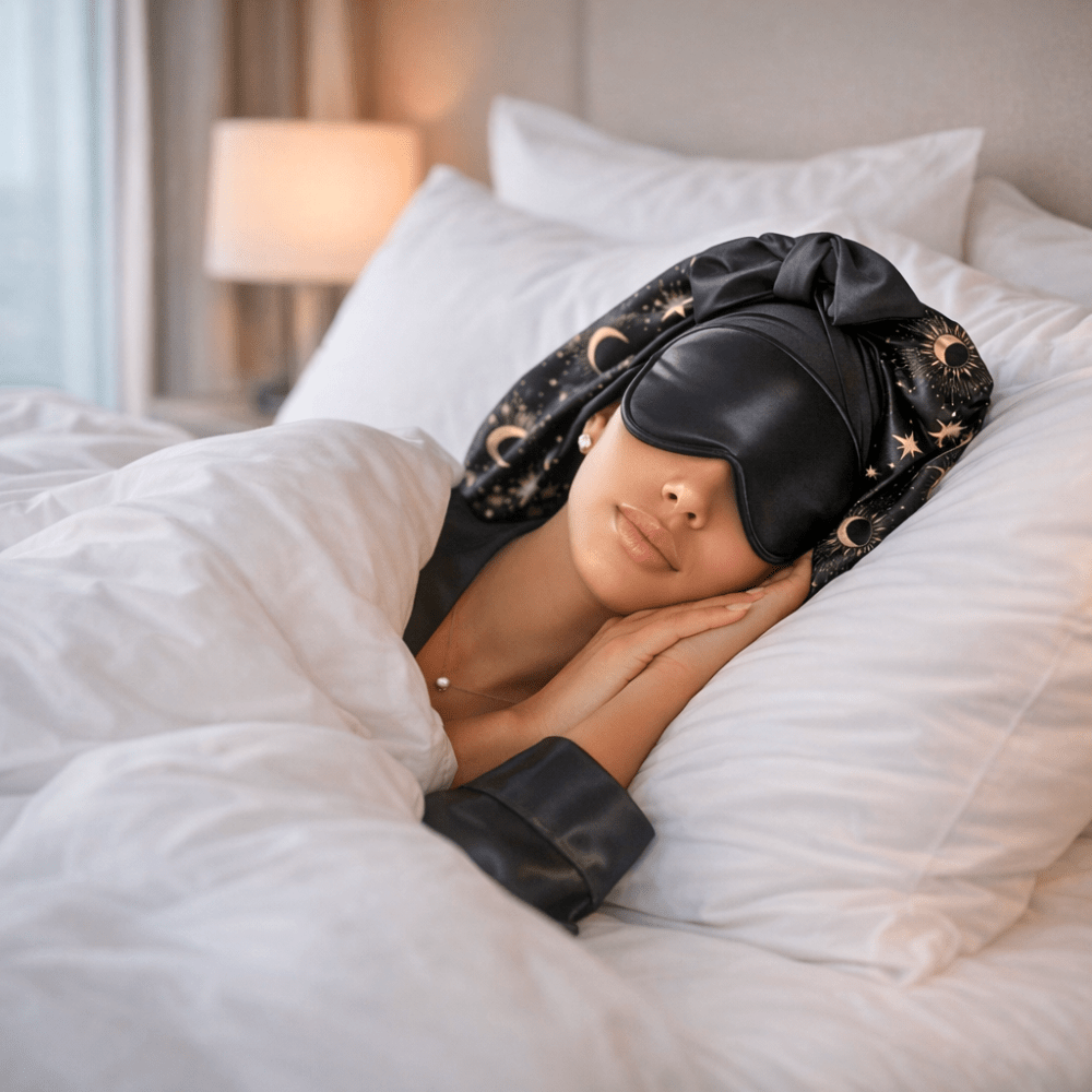 Starry Night Satin Bonnet Gift Set, Small & Large Size - PHC