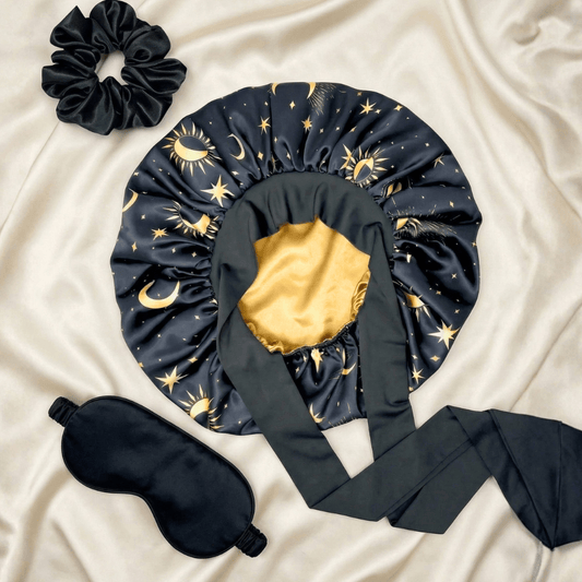 Starry Night Satin Bonnet Gift Set, Small & Large Size - PHC