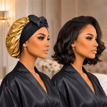 Starry Night Stretch Tie Satin Bonnet | Multiple Options Available - PHC
