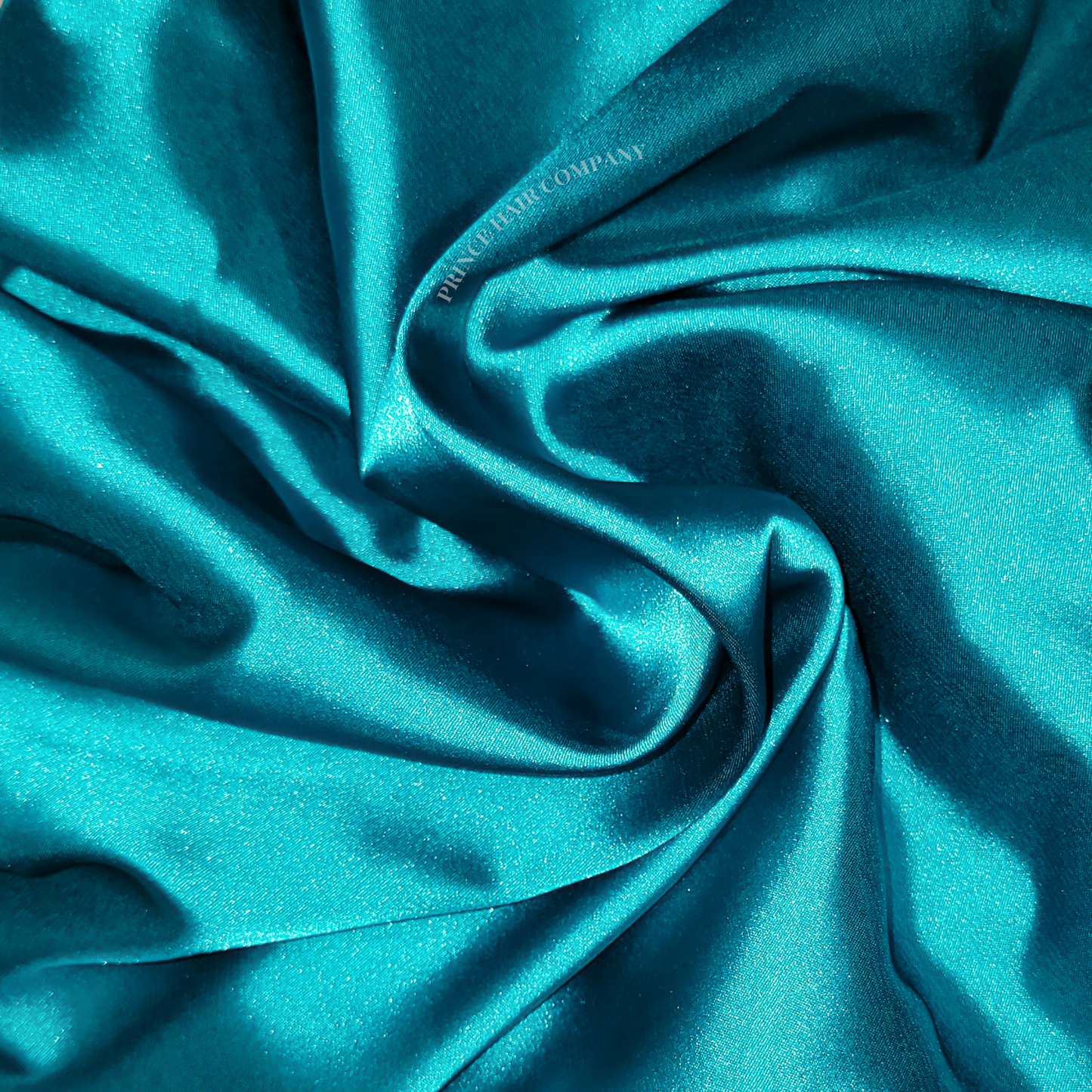 CLEARANCE Satin-Lined Stretch Tie Satin Bonnet - Teal Green