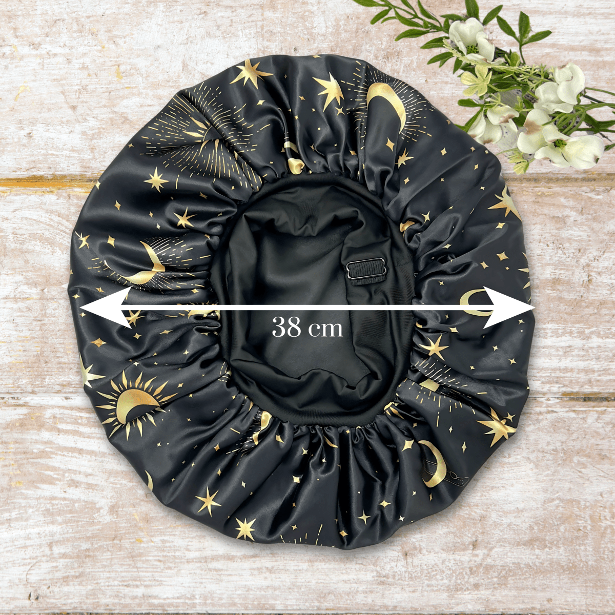 Unisex Charmeuse Satin Silk Bonnet – Tie - Free Sleep Cap with Adjustable Wide Band | Hair Protection Bonnet for Men & Women, Natural Hair, Braids, Locs - PHC