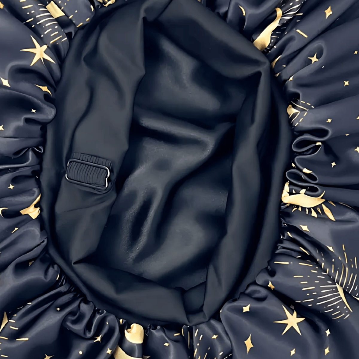 Unisex Charmeuse Satin Silk Bonnet – Tie - Free Sleep Cap with Adjustable Wide Band | Hair Protection Bonnet for Men & Women, Natural Hair, Braids, Locs - PHC