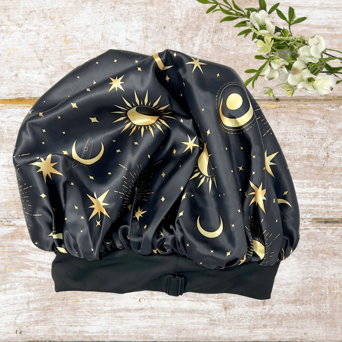 Unisex Charmeuse Satin Silk Bonnet – Tie - Free Sleep Cap with Adjustable Wide Band | Hair Protection Bonnet for Men & Women, Natural Hair, Braids, Locs - PHC