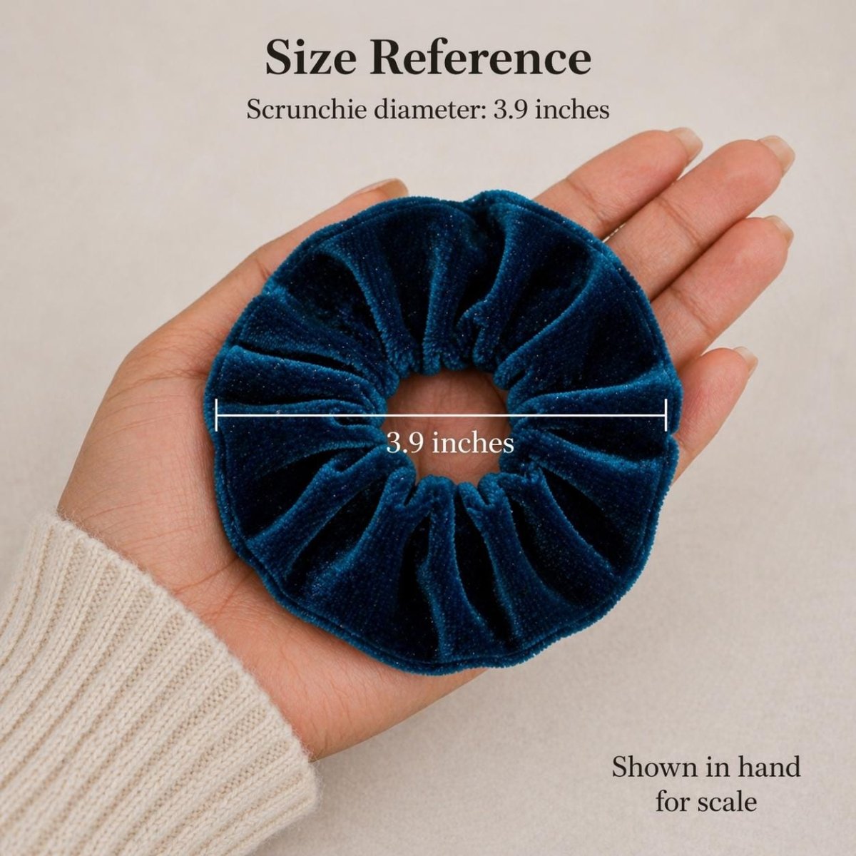 Velvet Hair Scrunchie Set of 2, Midnight Sangria - PHC