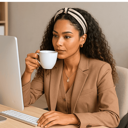 Vintage Inspired Minimalist Headband – Stylish Twisted Knot Design - PHC