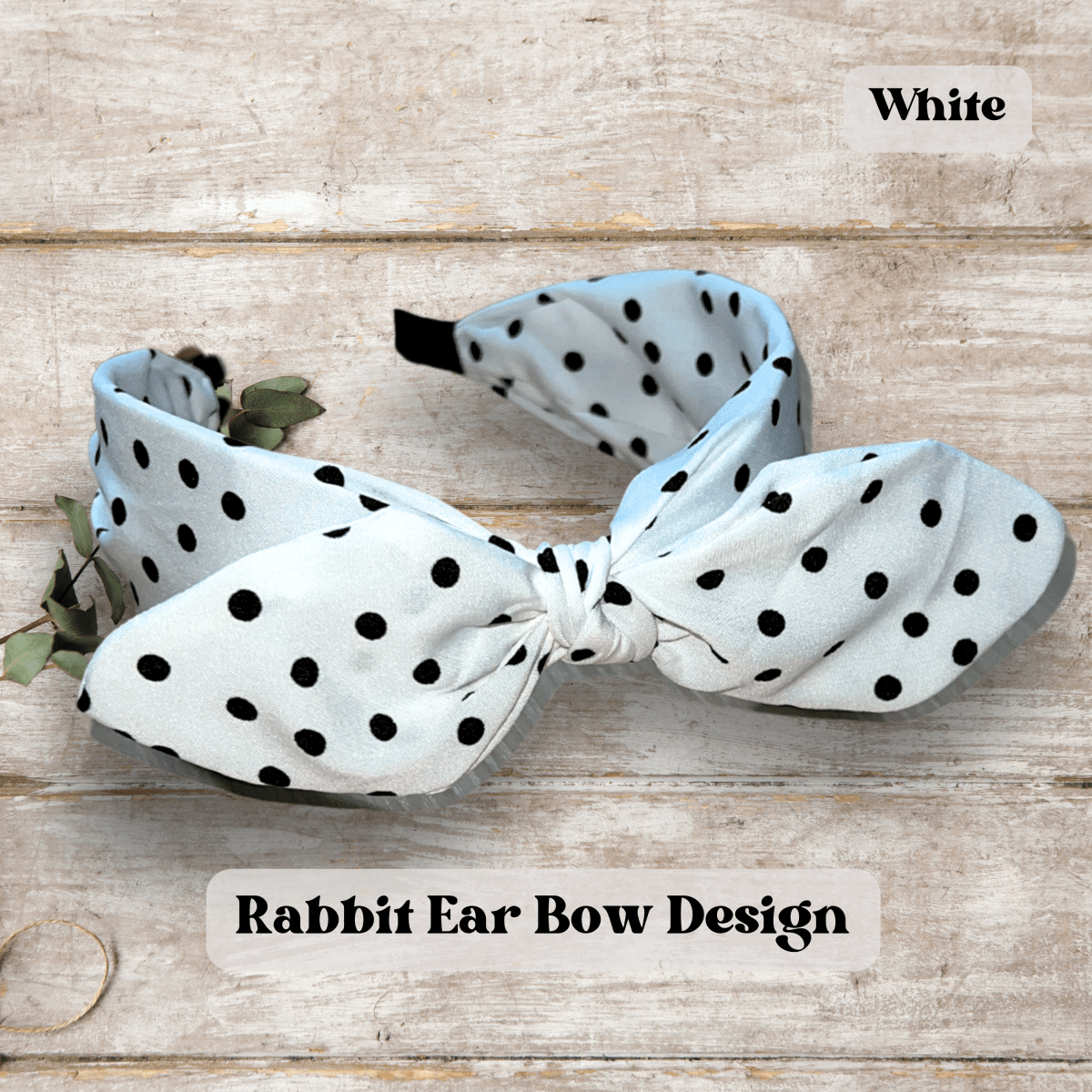 Vintage Retro Rabbit Ear Headband – Stylish Twist Knot in Classic Colors - PHC