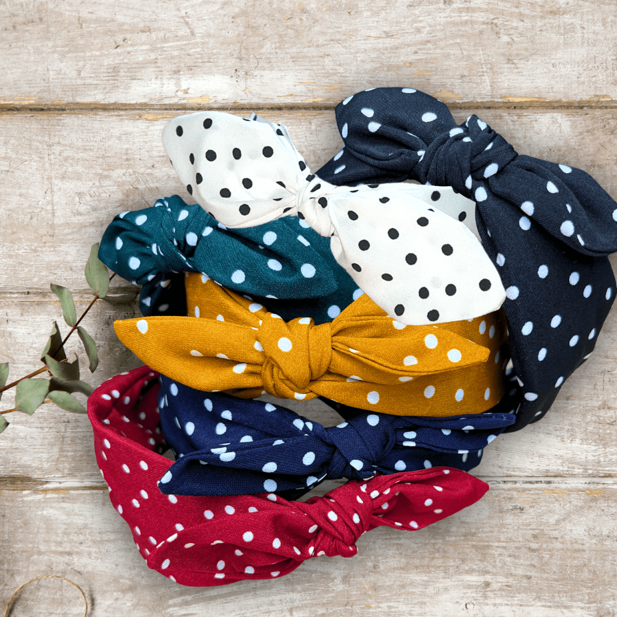 Vintage Retro Rabbit Ear Headband – Stylish Twist Knot in Classic Colors - PHC