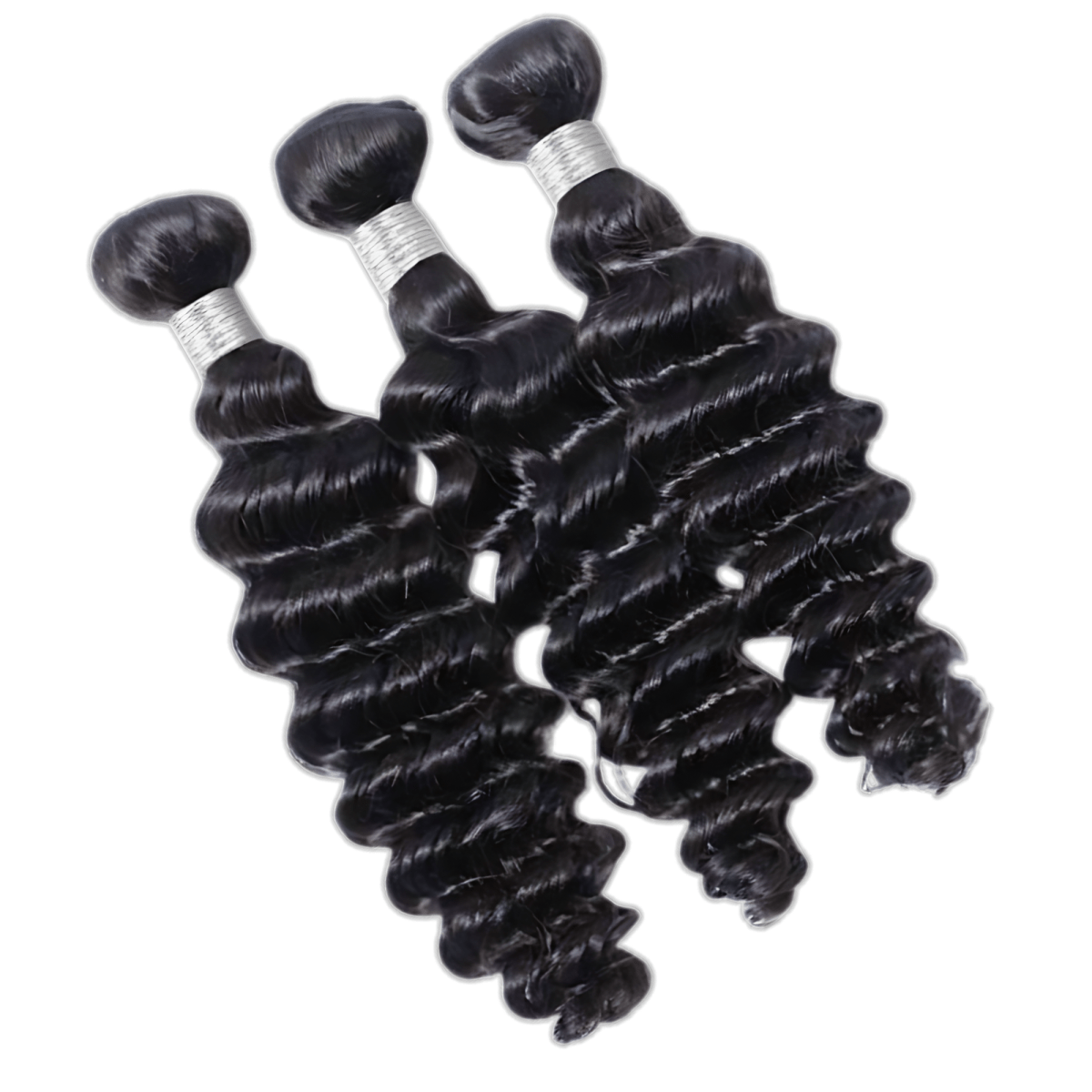 Virgin Brazilian Deep Wave Human Hair Bundle Deals - PHC