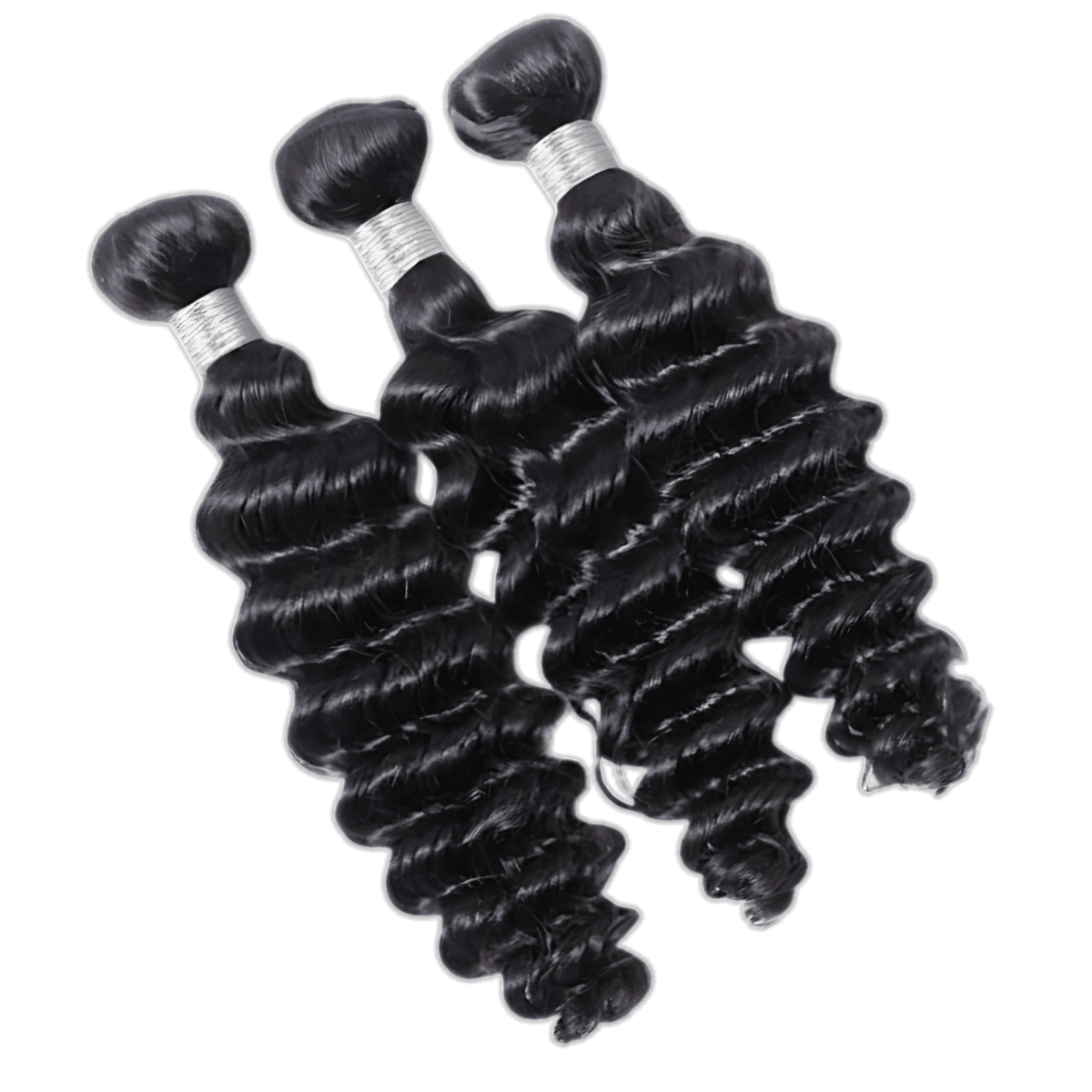 Virgin Brazilian Deep Wave Human Hair Bundle Deals - PHC
