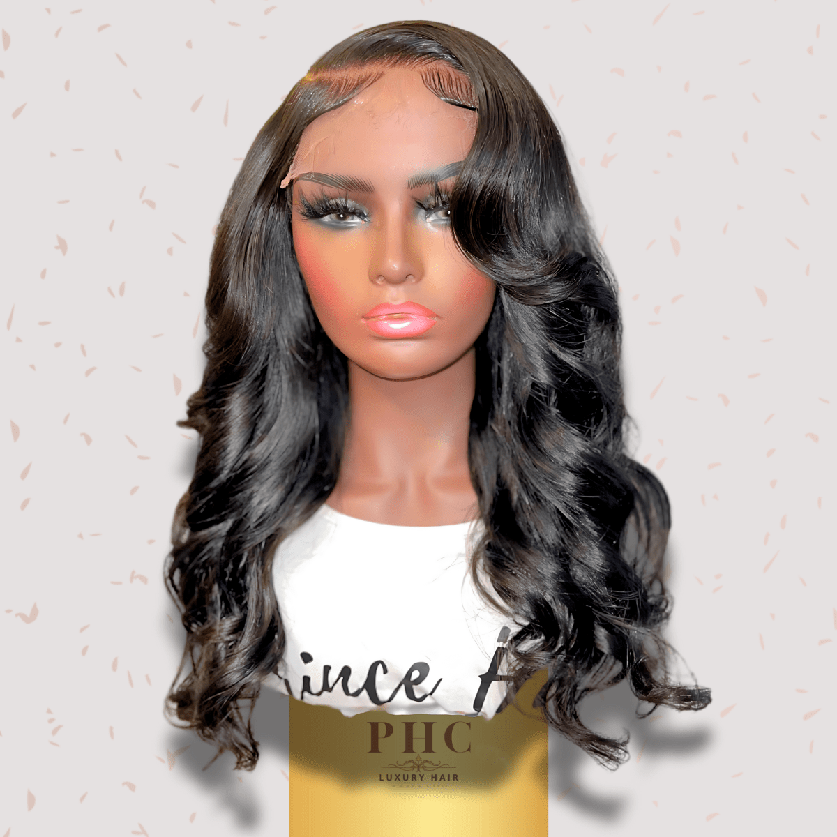 Virgin Brazilian Human Hair 4x4 HD Glueless Body Wave Closure Wig - PHC