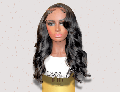 Virgin Brazilian Human Hair 4x4 HD Glueless Body Wave Closure Wig - PHC