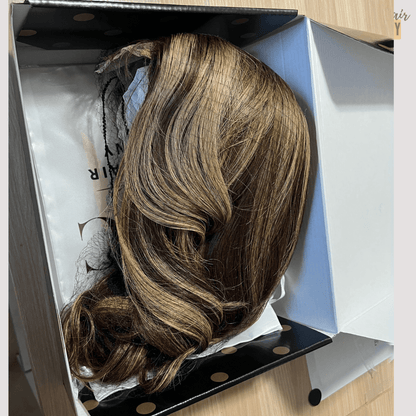 Virgin Brazilian Human Hair 5x5 Highlight HD Lace Closure Wig in 30 and 27 - PHC