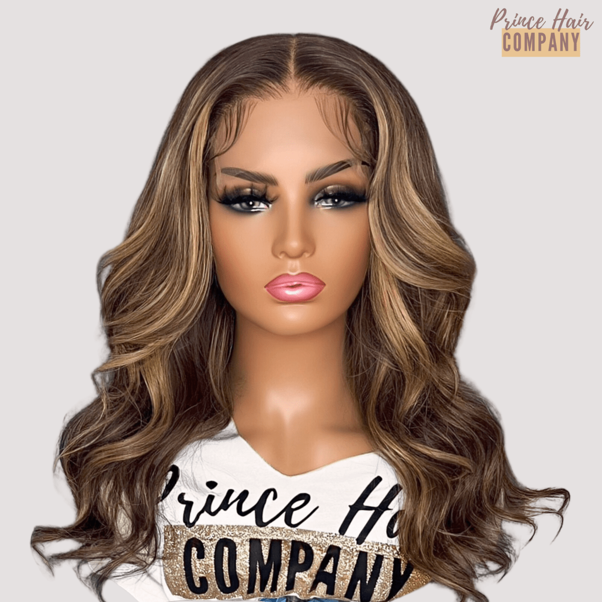 Virgin Brazilian Human Hair 5x5 Highlight HD Lace Closure Wig in 30 and 27 - PHC