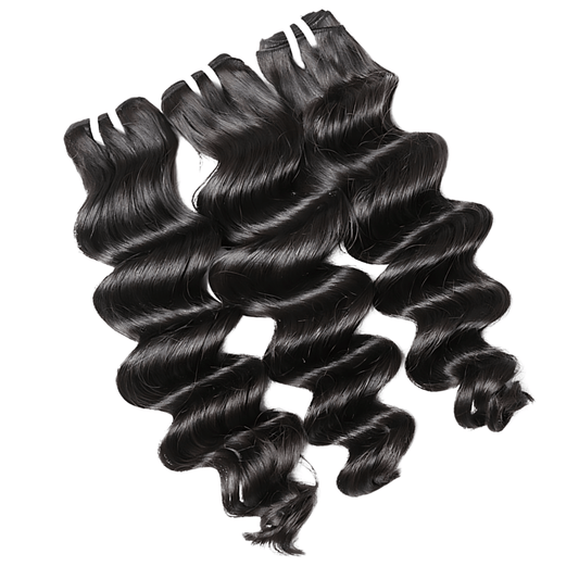 Virgin Brazilian Loose Deep Human Hair Bundle Deals - PHC