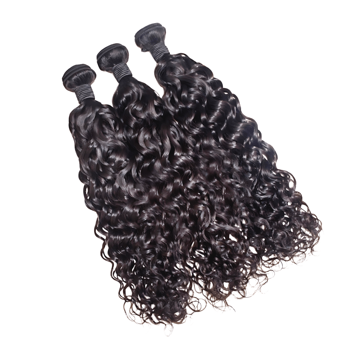 Virgin Brazilian Natural Wavy Human Hair Bundle Deals - PHC