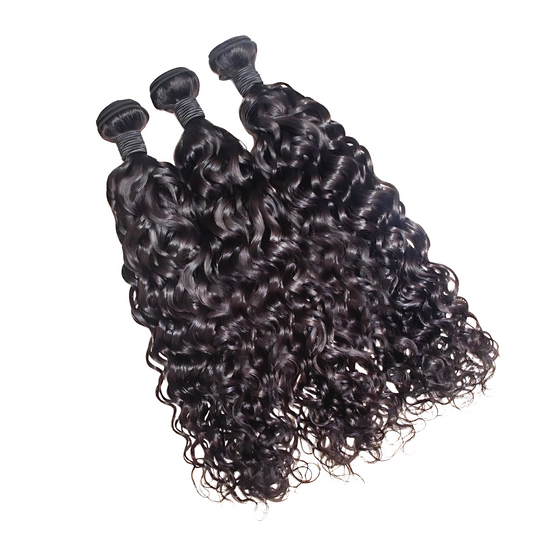 Virgin Brazilian Natural Wavy Human Hair Bundle Deals