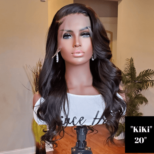 13X4 Lace Frontal Wig. Chinese Remy Body Wave "KiKi" - PHC