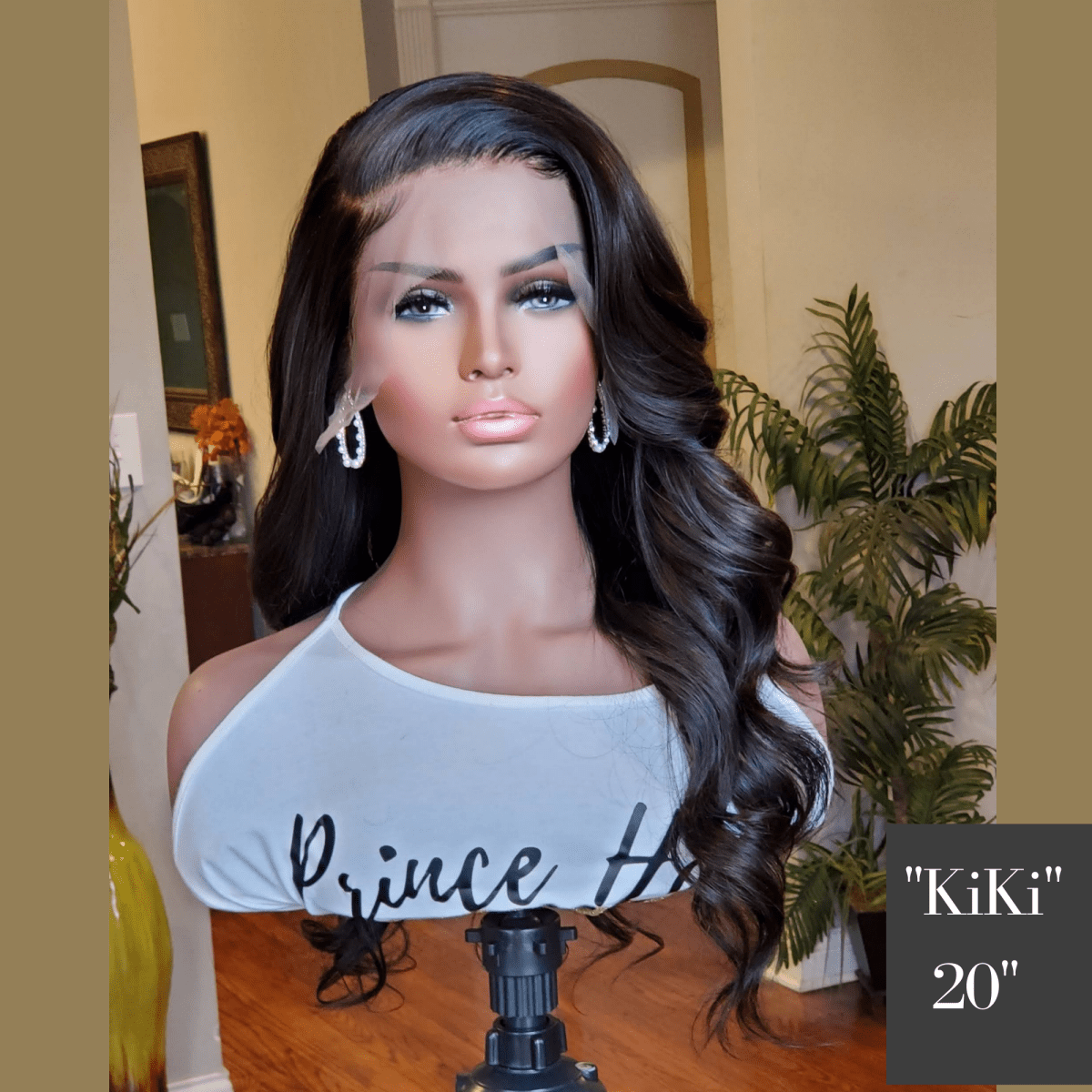 13X4 Lace Frontal Wig. Chinese Remy Body Wave "KiKi" - PHC
