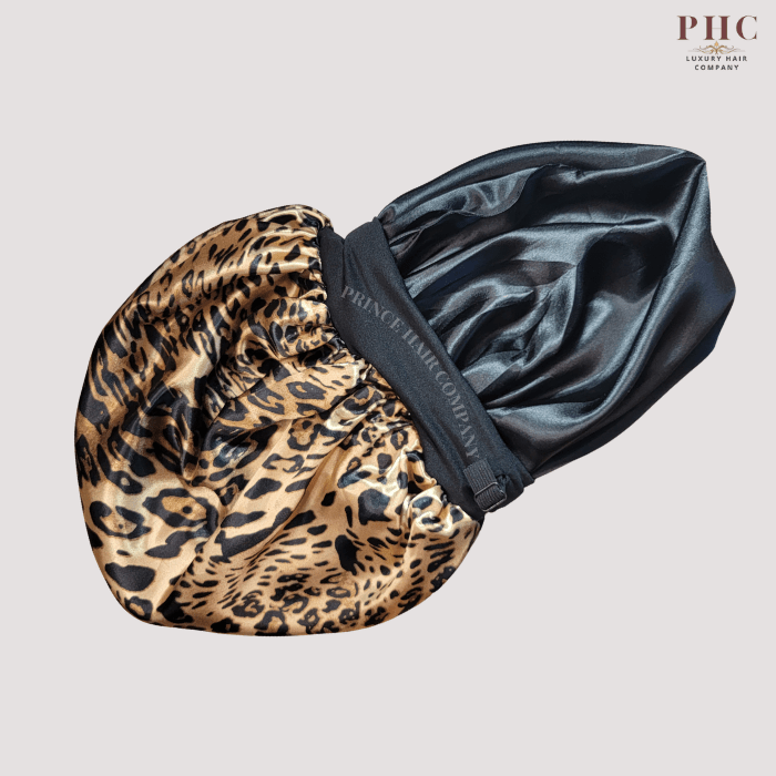 Cheetah Print Wide Band Bonnet (Sm/Med Cap Size) - PHC