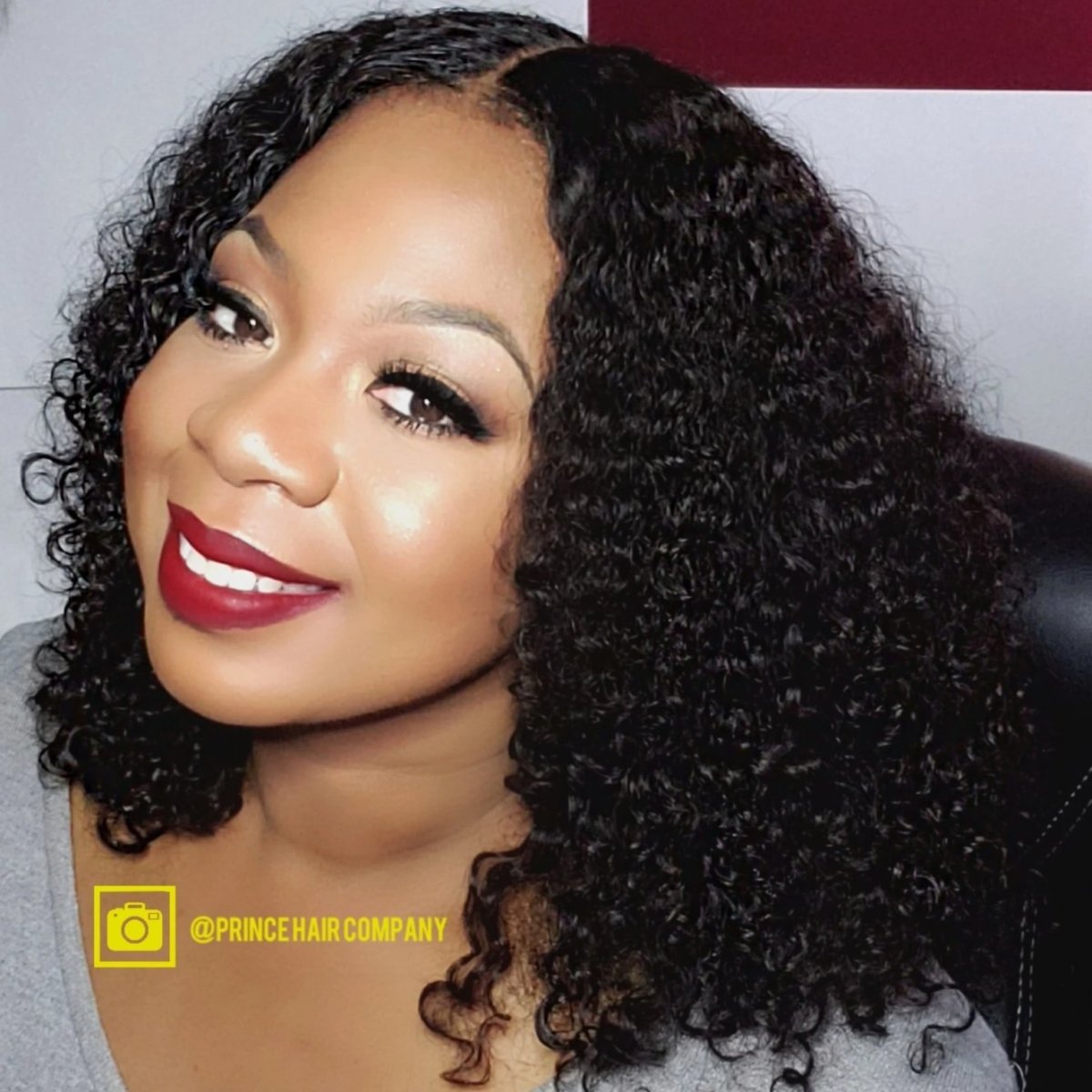 "Deanna" Malaysian Deep Curly 4x4 Closure Wig - PHC