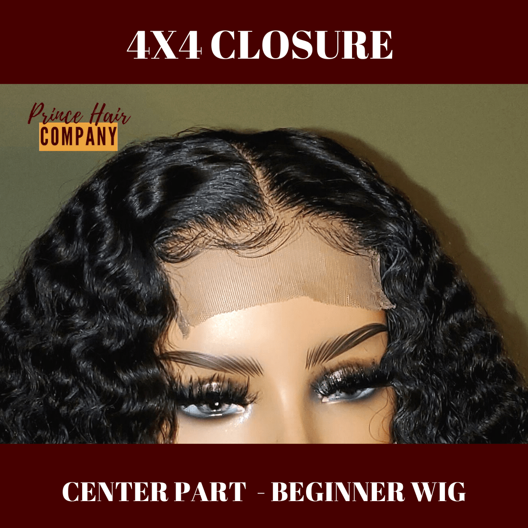 "Deanna" Malaysian Deep Curly 4x4 Closure Wig - PHC