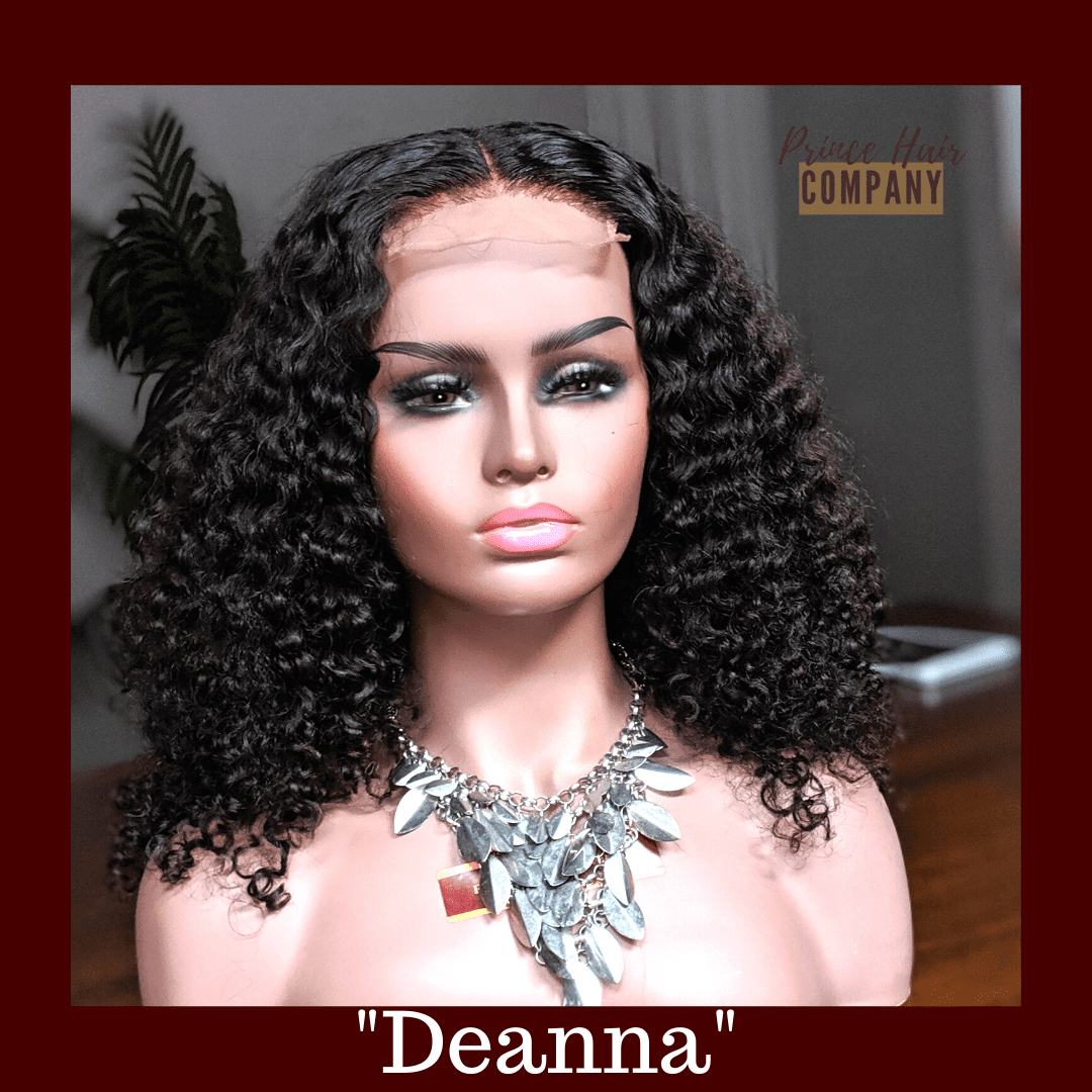 "Deanna" Malaysian Deep Curly 4x4 Closure Wig - PHC