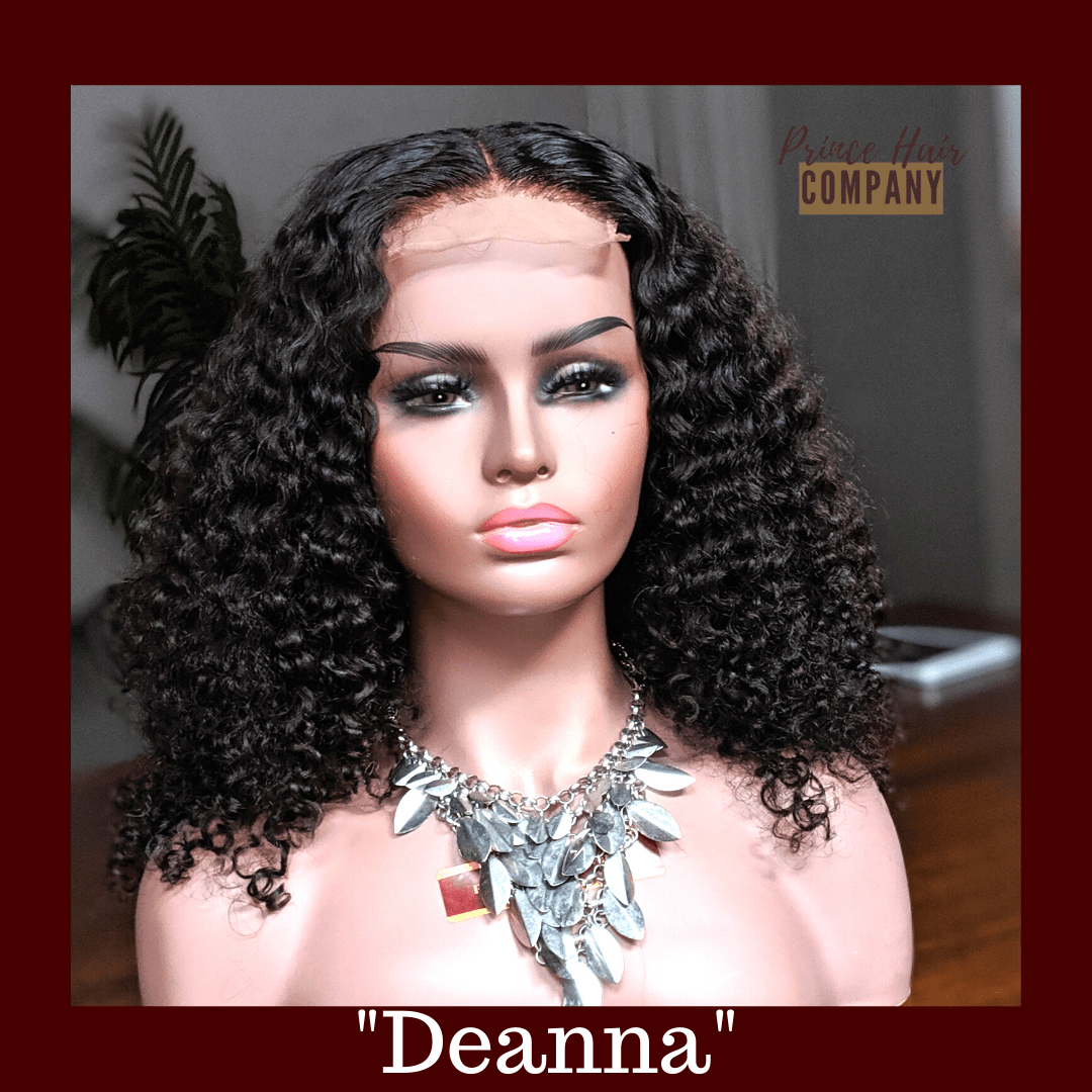 "Deanna" Malaysian Deep Curly 4x4 Closure Wig - PHC