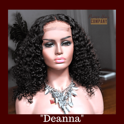 "Deanna" Malaysian Deep Curly 4x4 Closure Wig - PHC