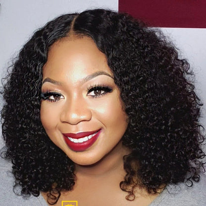 "Deanna" Malaysian Deep Curly 4x4 Closure Wig - PHC