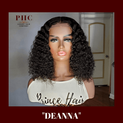 "Deanna" Malaysian Deep Curly 4x4 Closure Wig - PHC