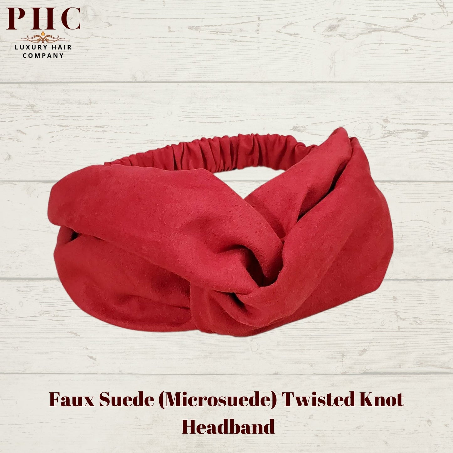 Faux Suede Twisted Knot Headband - PHC