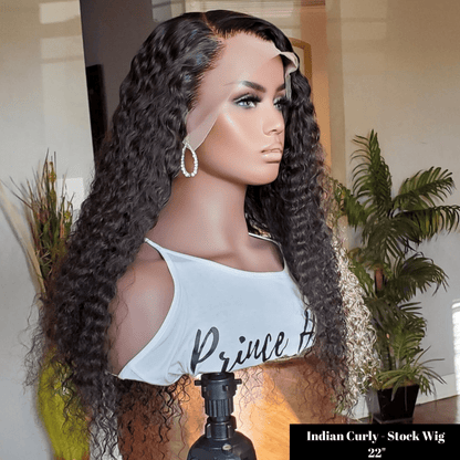 Indian Curly 13x6 Frontal Wig - PHC