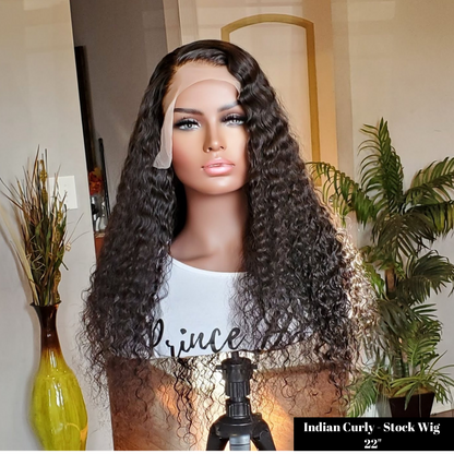 Indian Curly 13x6 Frontal Wig