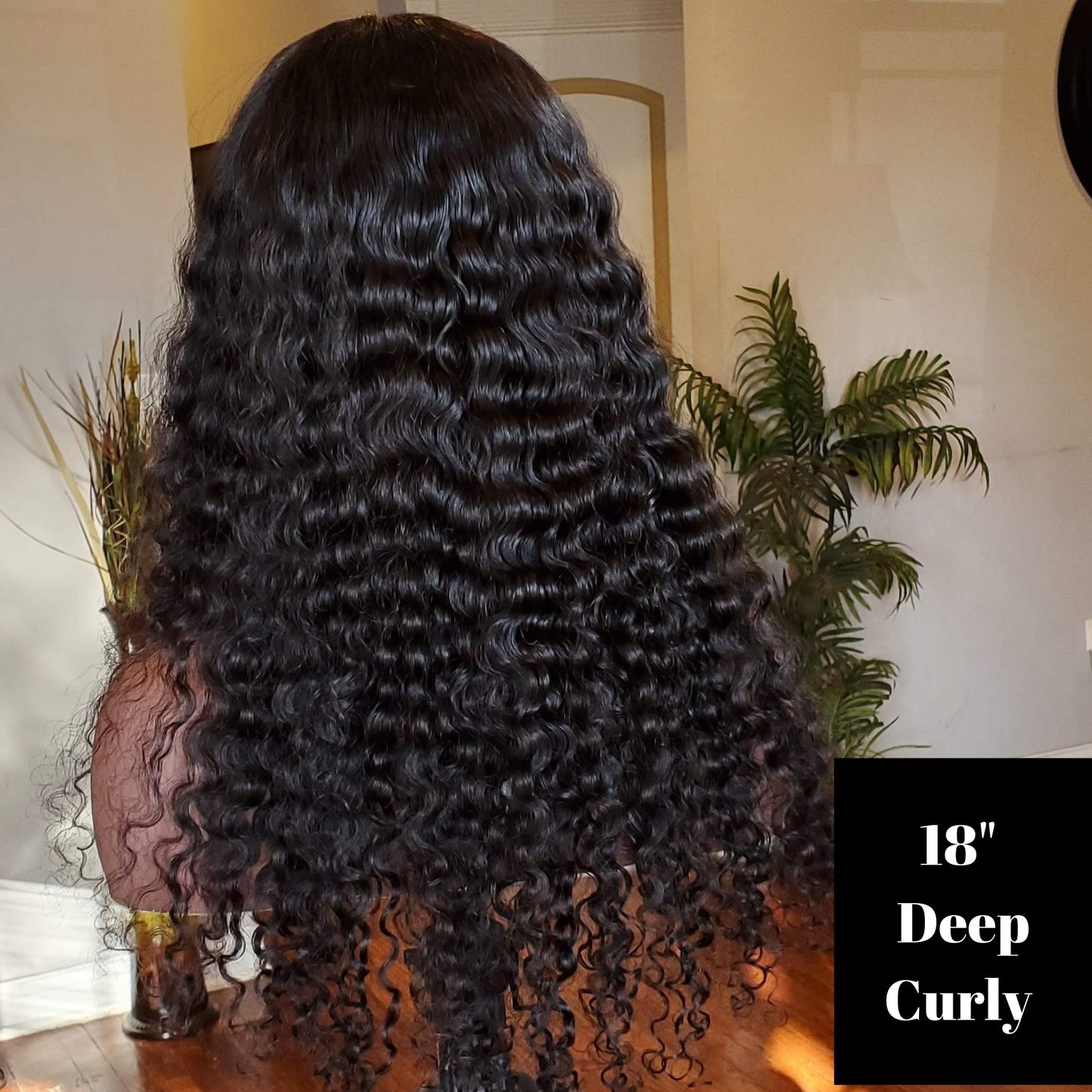 Malaysian Deep Curly 13x4 Frontal Wig - PHC