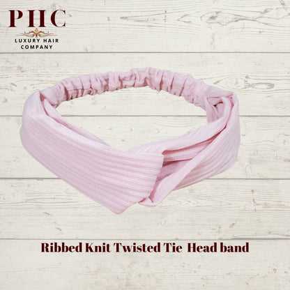 Ribbed Knit Twisted Knot Headband - PHC